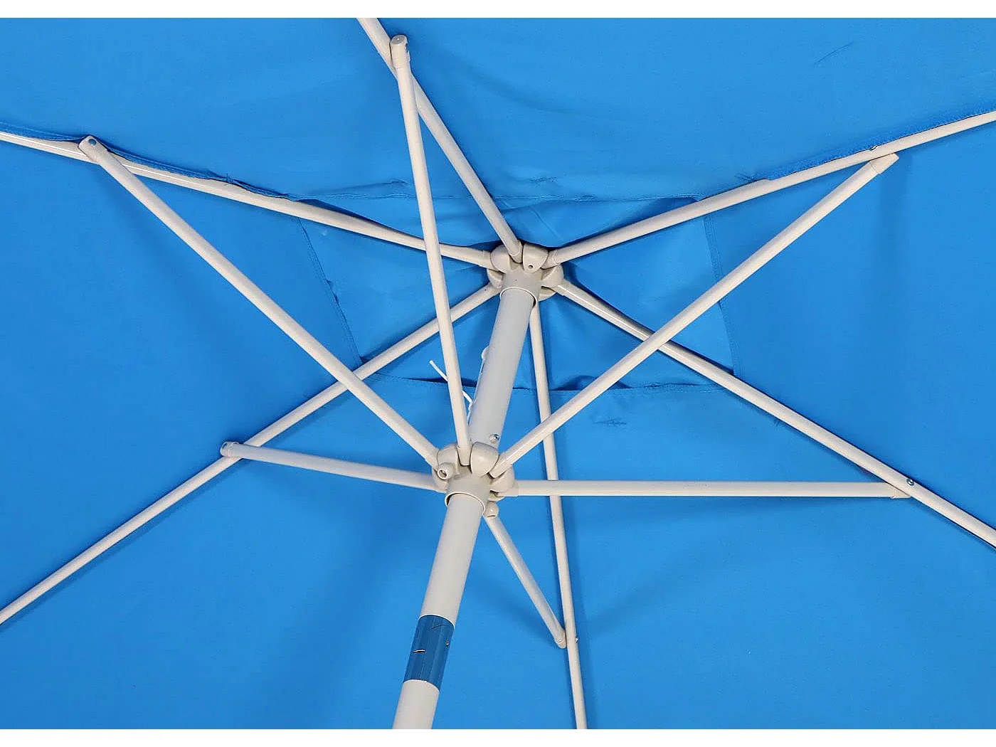 Parasol de jardin 2x3m aluminium bleue 192 x 192 x 256 cm 04_0003890