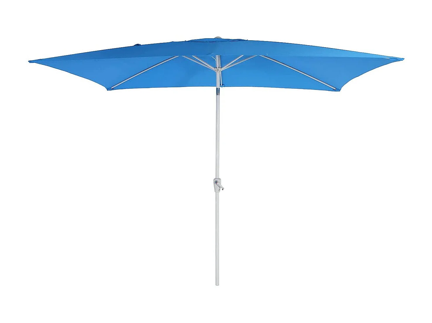 Parasol de jardin 2x3m aluminium bleue 192 x 192 x 256 cm 04_0003890