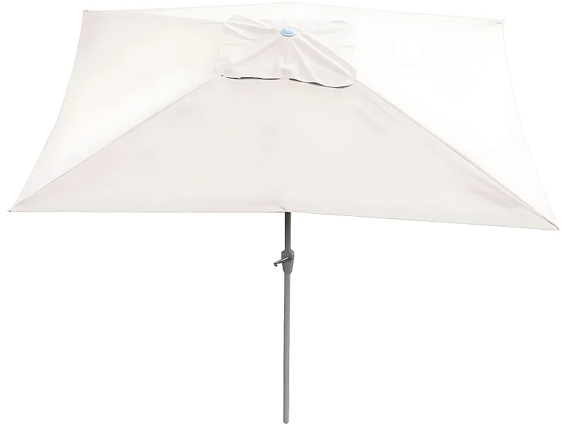 Parasol de jardin 2x3m aluminium crème 192 x 295 x 256 cm 04_0003892