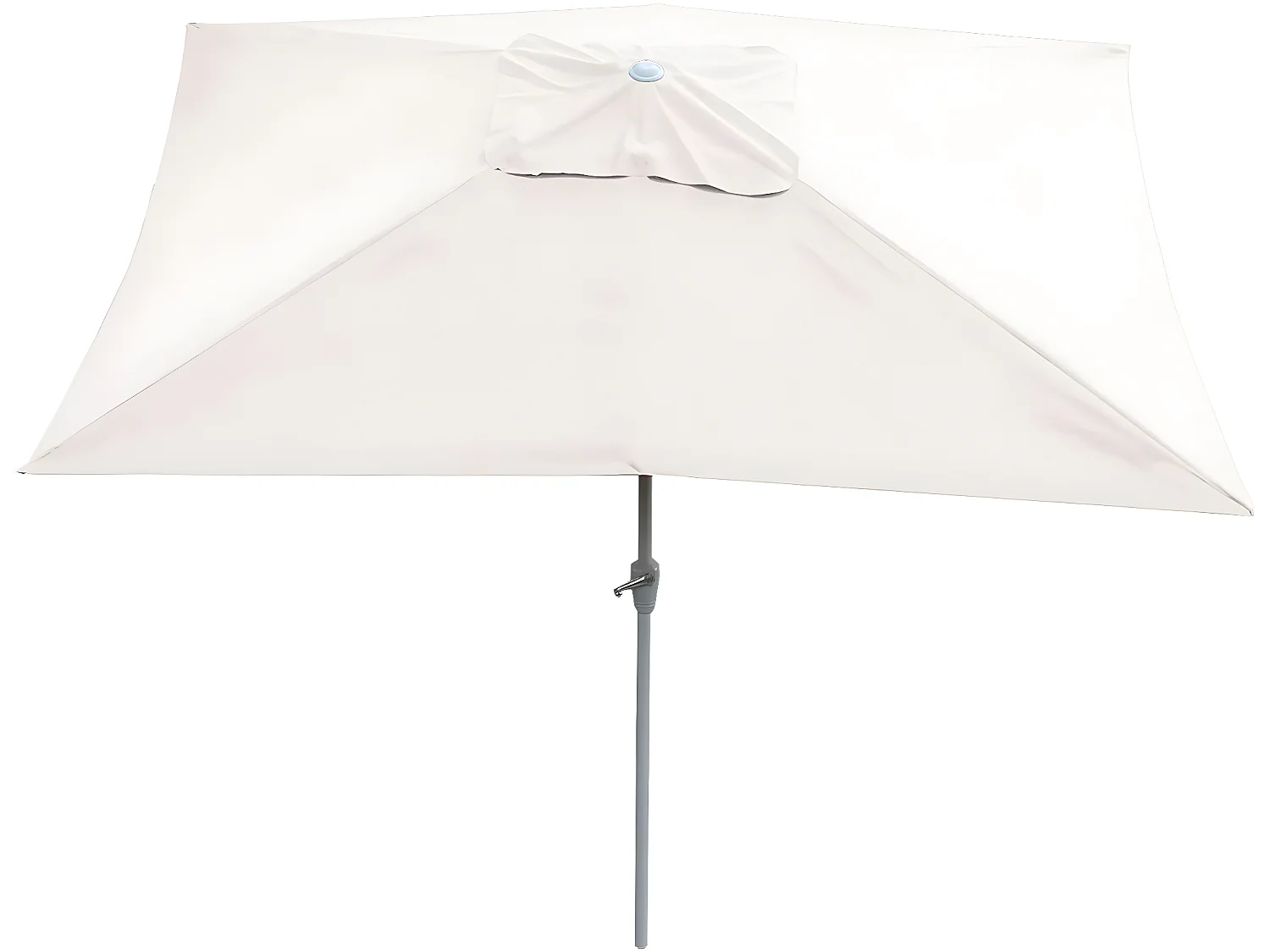 Parasol de jardin 2x3m aluminium crème 192 x 295 x 256 cm 04_0003892