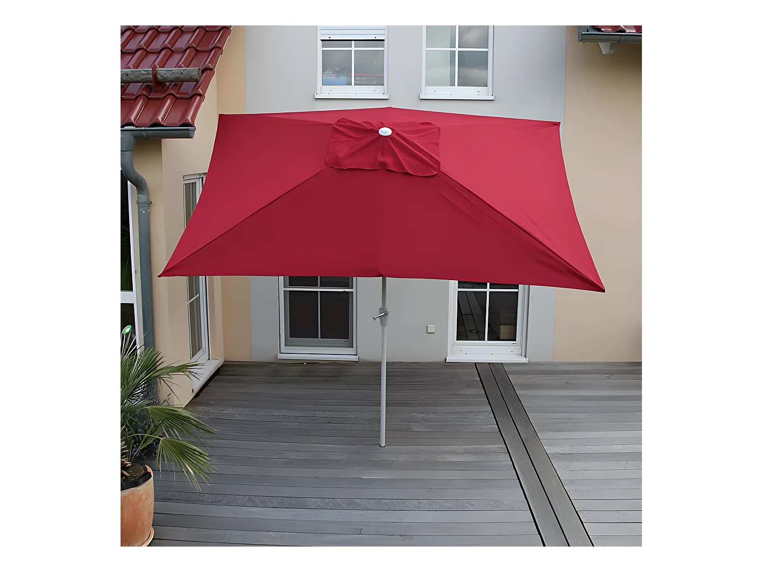 Parasol de jardin 2x3m aluminium bordeaux 192 x 192 x 256 cm 04_0003891
