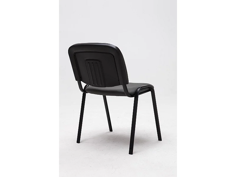 Chaise visiteur conférence design grise 53 x 53 x 83 cm BUR10069