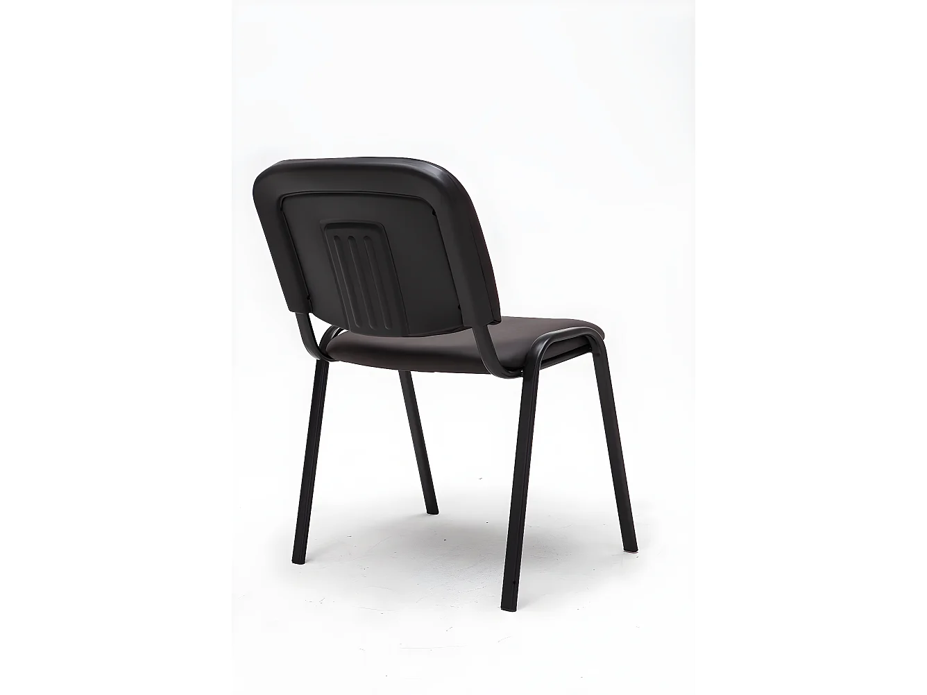 Chaise visiteur assise rembourrée marron 53 x 53 x 83 cm BUR10071