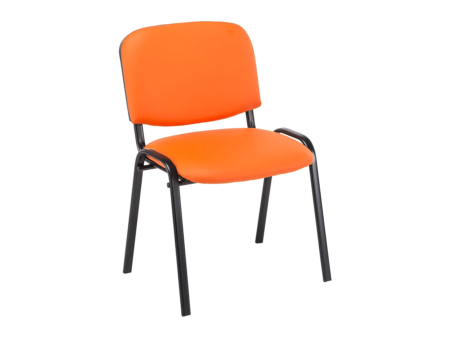 Chaise visiteur assise rembourrée 53 x 53 x 83 cm BUR10074