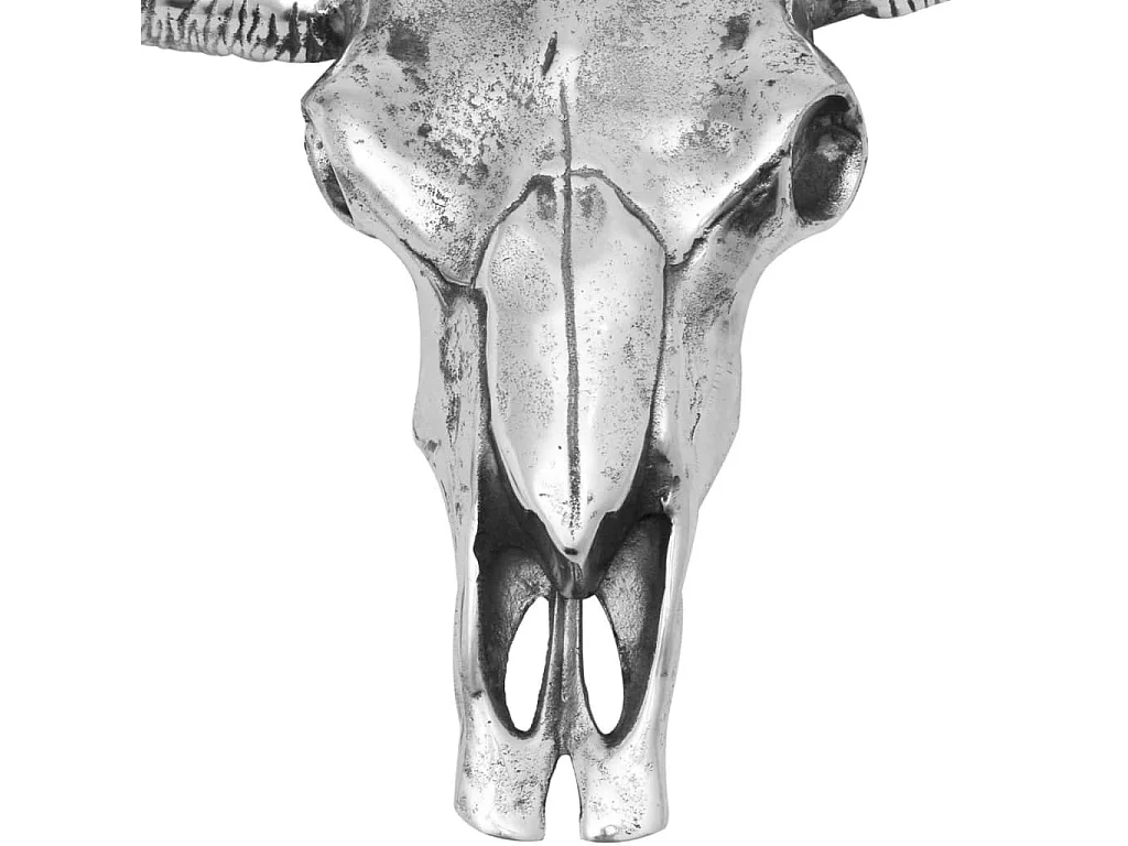 Décoration murale en forme aluminium argenté 58 x 23 x 54 cm DEC023041