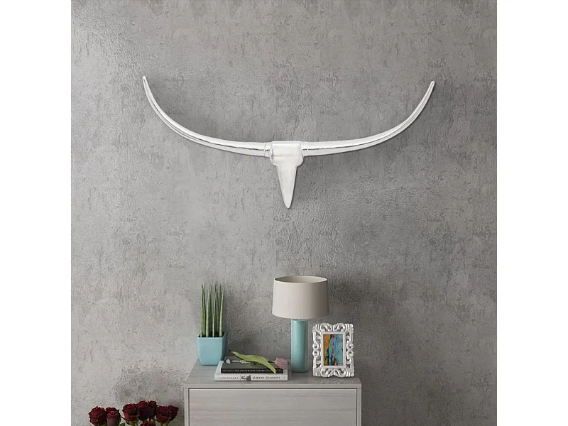 Décoration murale en forme aluminium 96 x 10 x 44 cm DEC023035