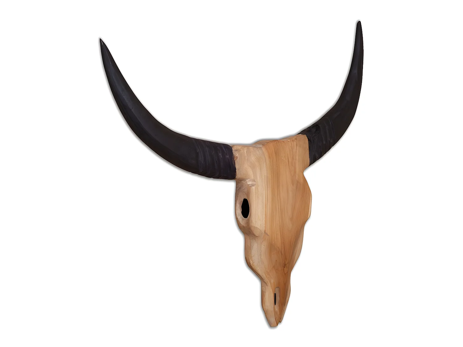 Crâne de taureau mural 69 x 60 x 6 cm DEC023057