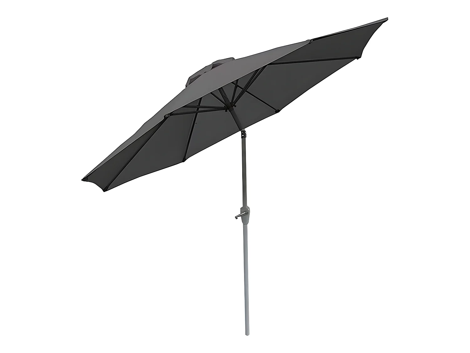 Parasol de jardin Ø aluminium 270 x 270 x 224 cm 04_0003879