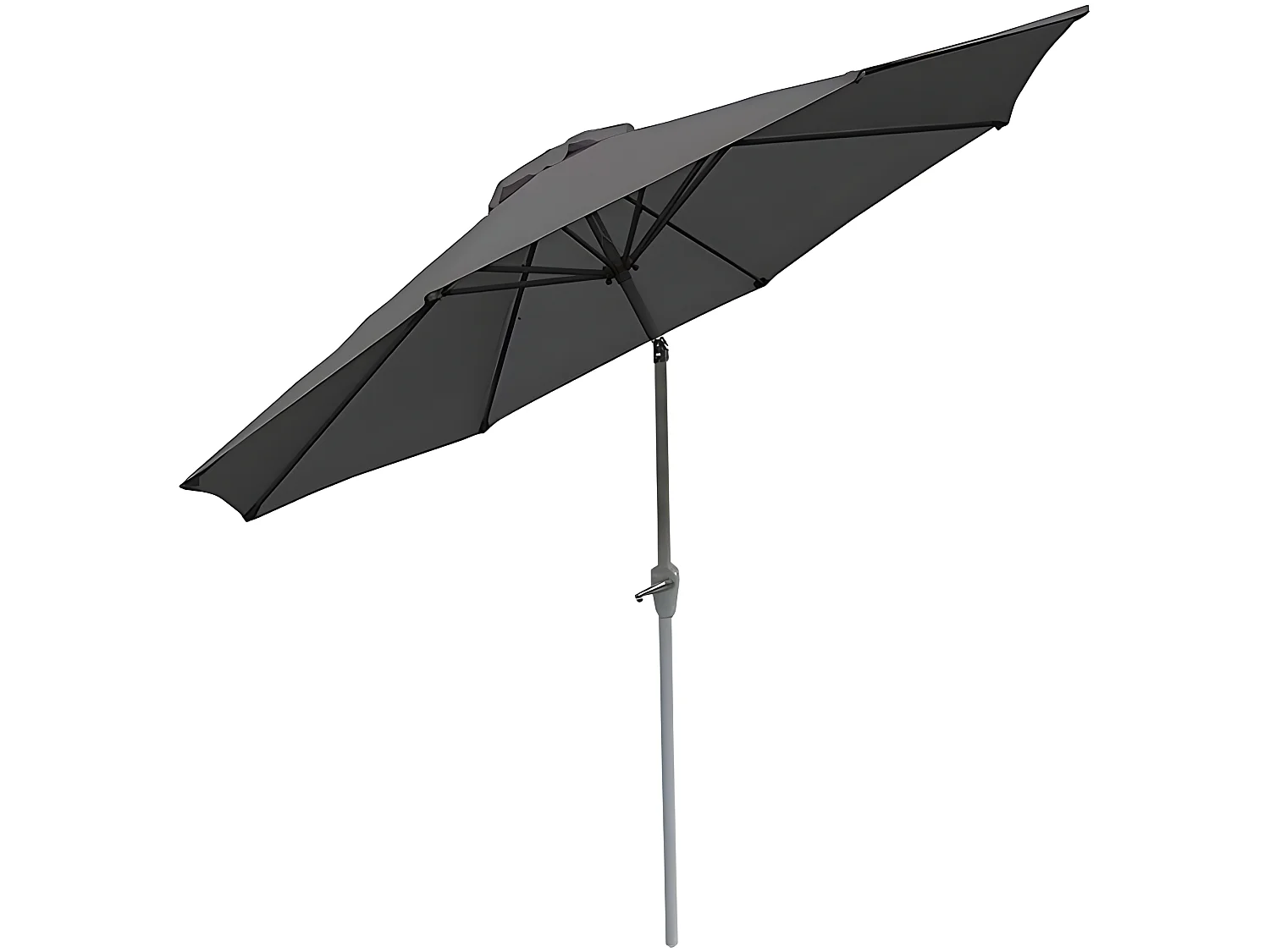 Parasol de jardin Ø aluminium 270 x 270 x 224 cm 04_0003879