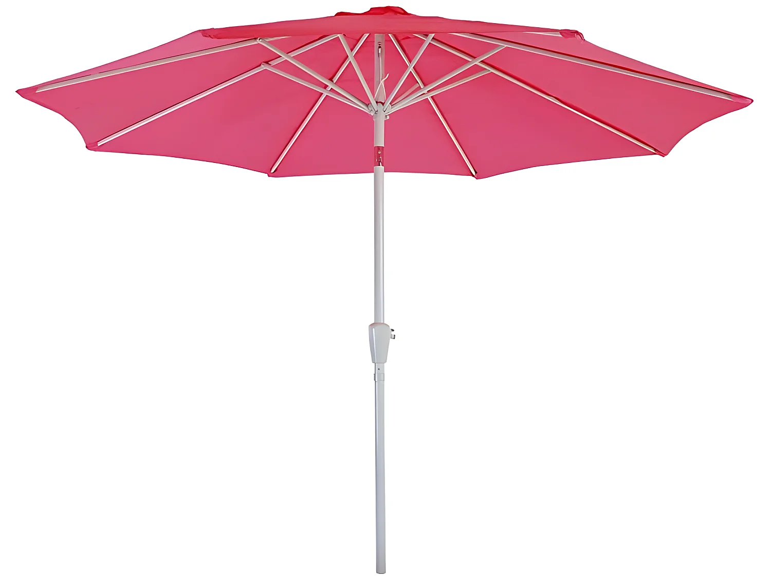 Parasol de jardin Ø aluminium 270 x 270 x 224 cm 04_0003873