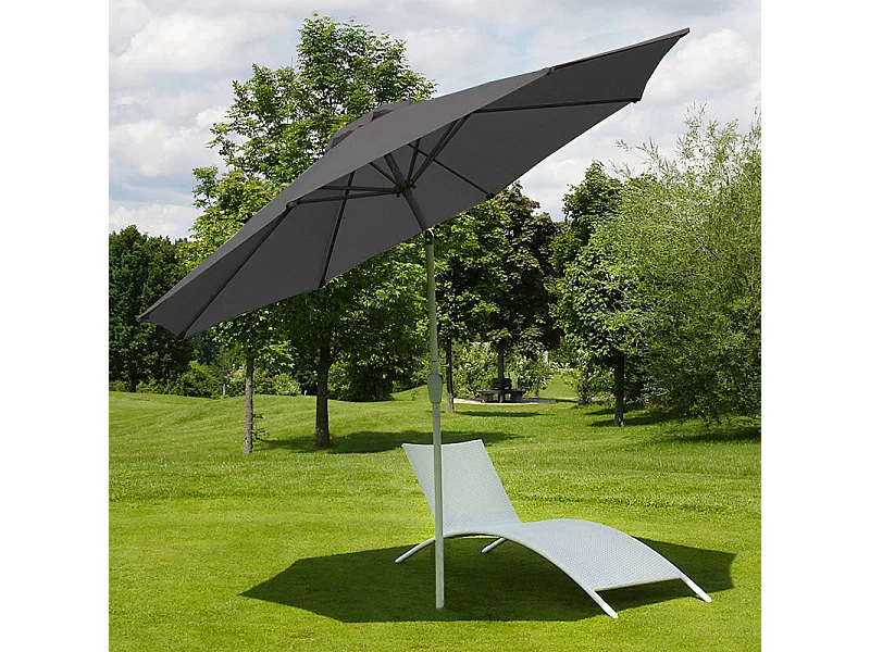 Parasol de jardin Ø aluminium 300 x 300 x 242 cm 04_0003885