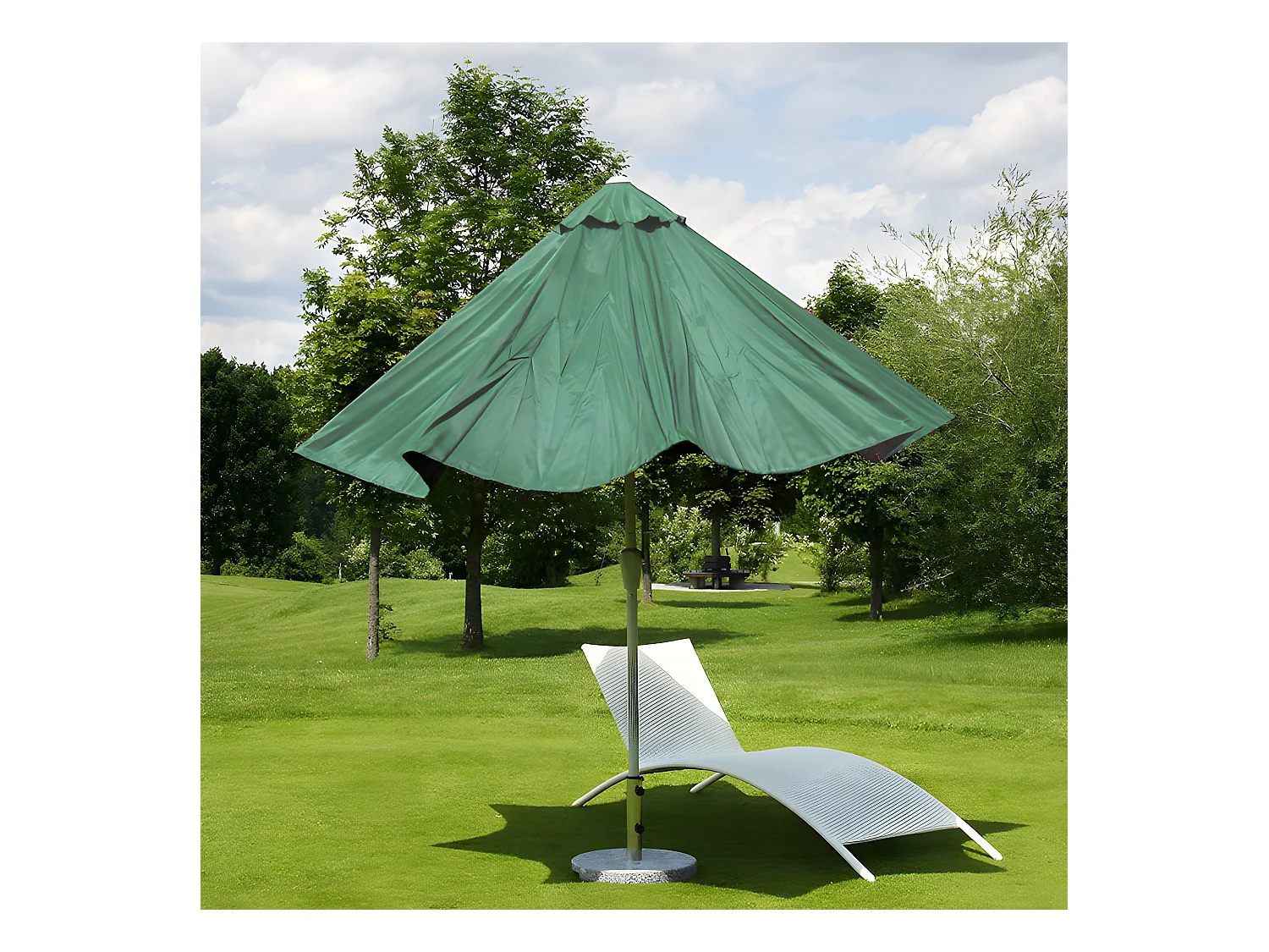 Parasol de jardin Ø aluminium 300 x 300 x 242 cm 04_0003882
