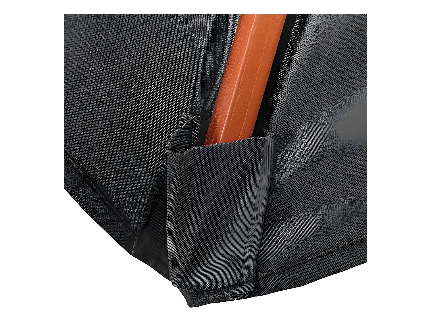 Parasol de jardin Ø bois marron 300 x 300 x 258 cm 04_0003813