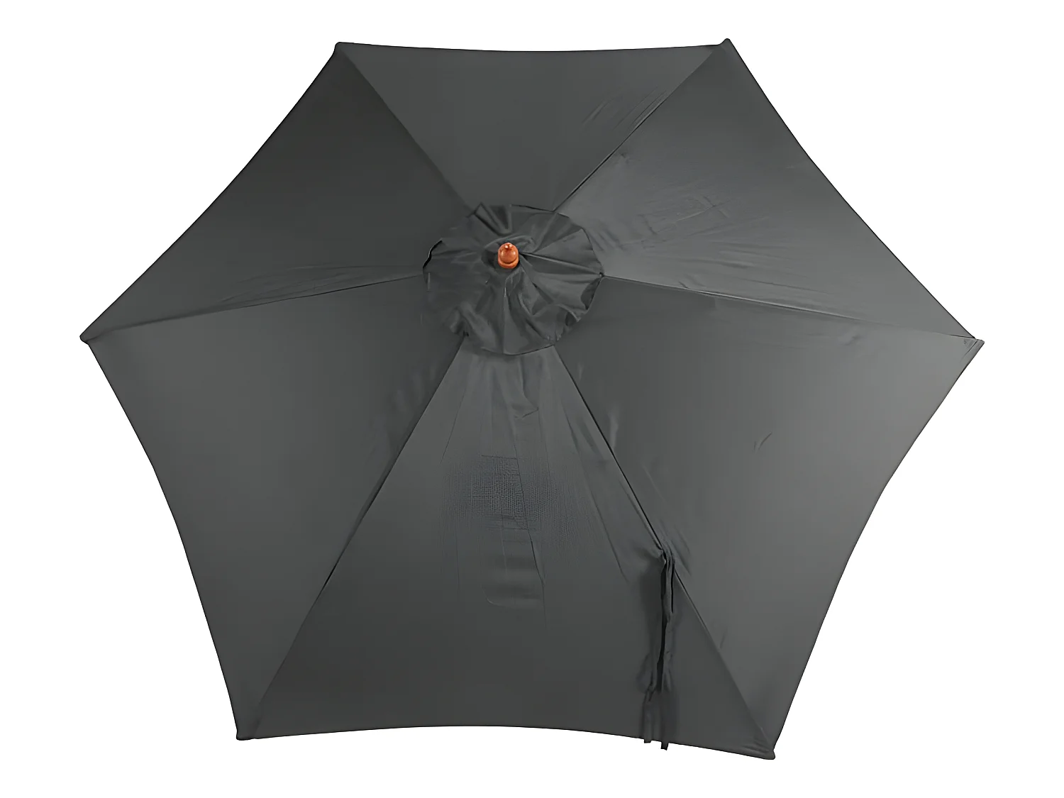 Parasol de jardin Ø bois marron 300 x 300 x 258 cm 04_0003813