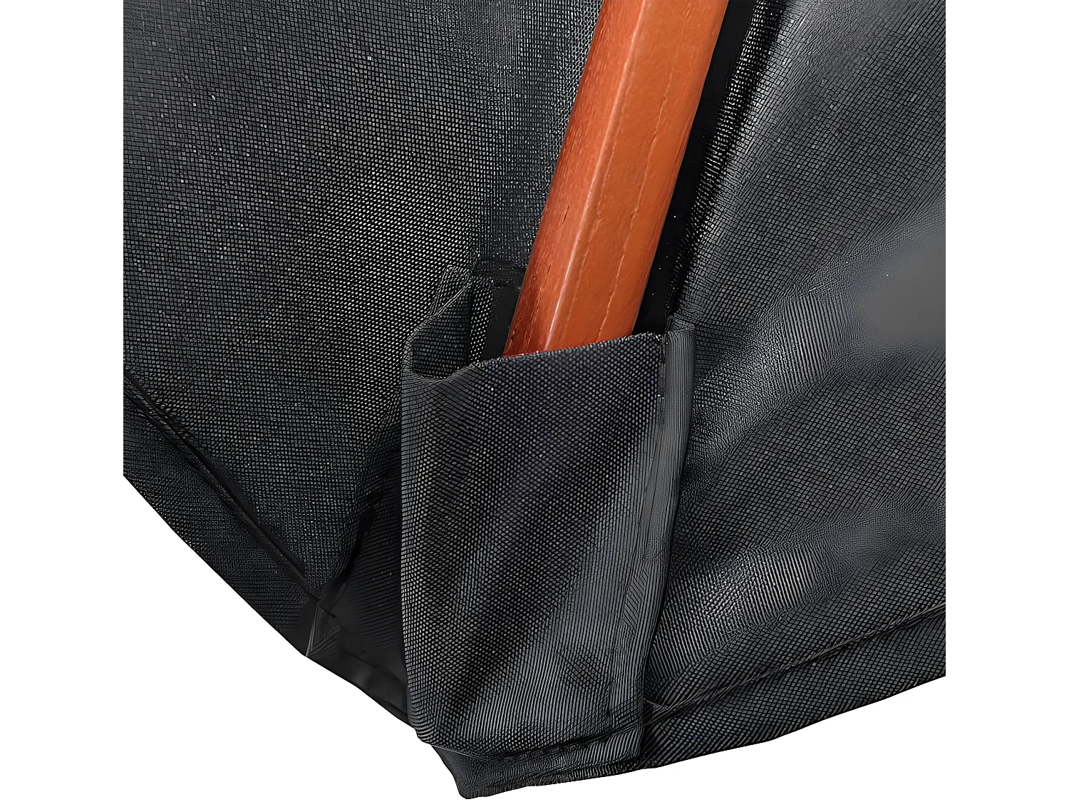 Parasol de jardin Ø bois marron 300 x 300 x 258 cm 04_0003813