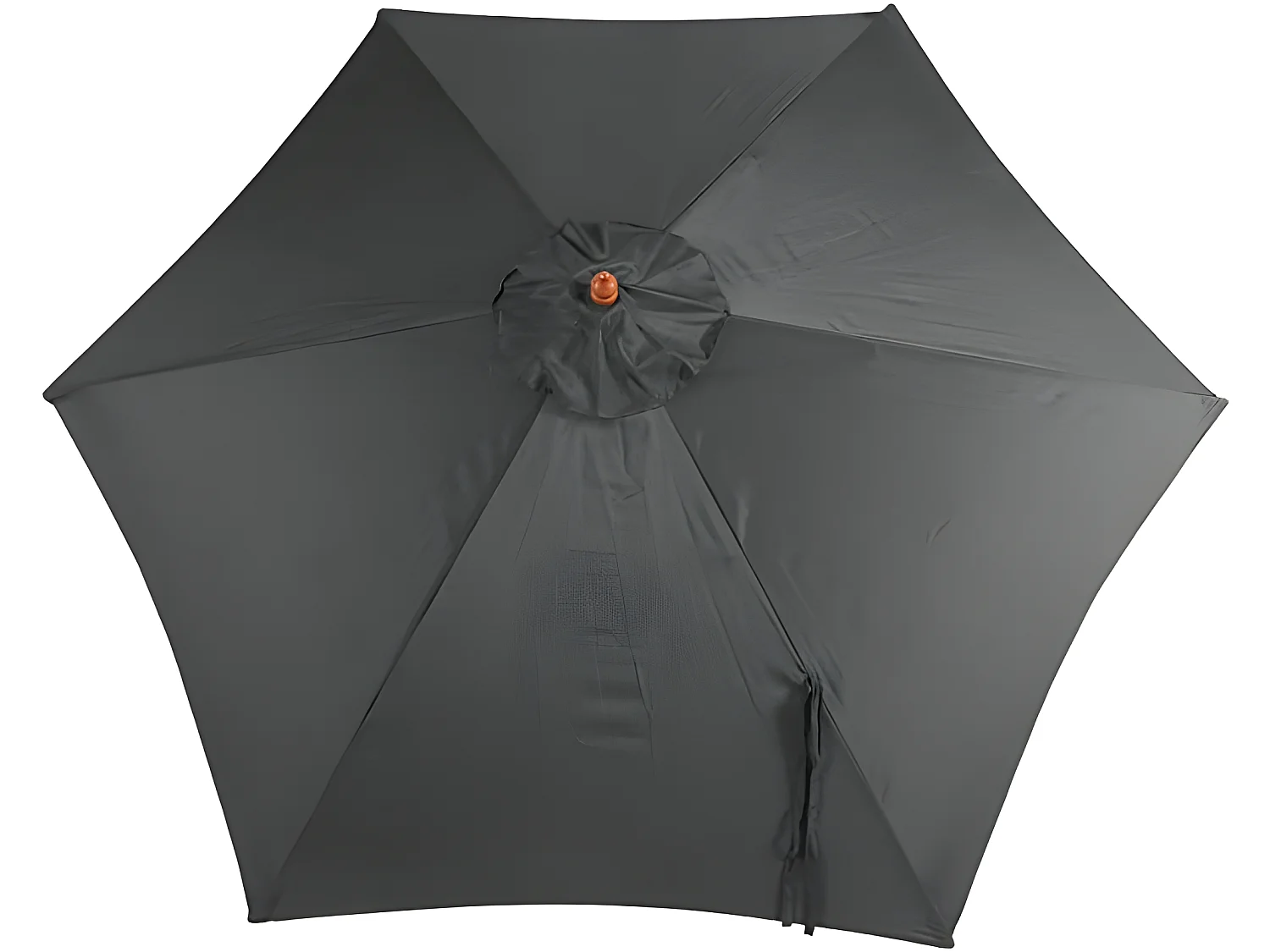 Parasol de jardin Ø bois marron 300 x 300 x 258 cm 04_0003813
