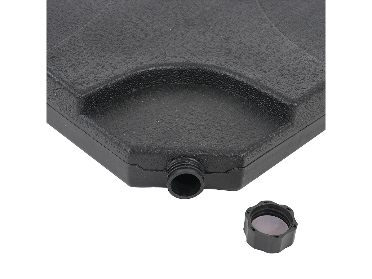 Parasol déporté protection solaire crème 360 x 295 x 235 cm 04_0000942