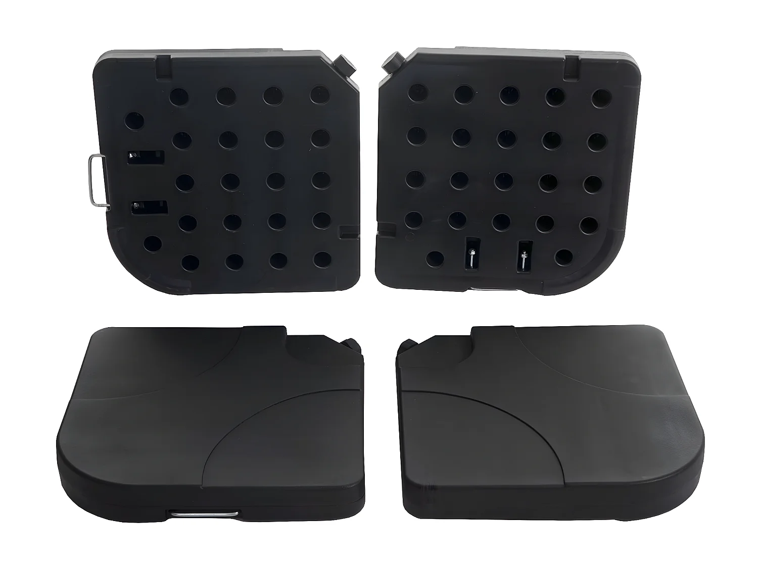 Parasol déporté protection solaire beige 360 x 295 x 235 cm 04_0000947