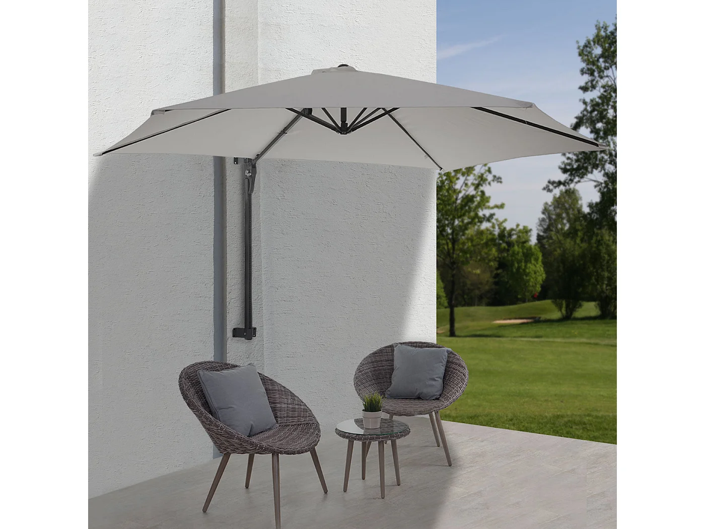 Parasol mural pour balcon 300 x 280 x 163 cm 04_0005639