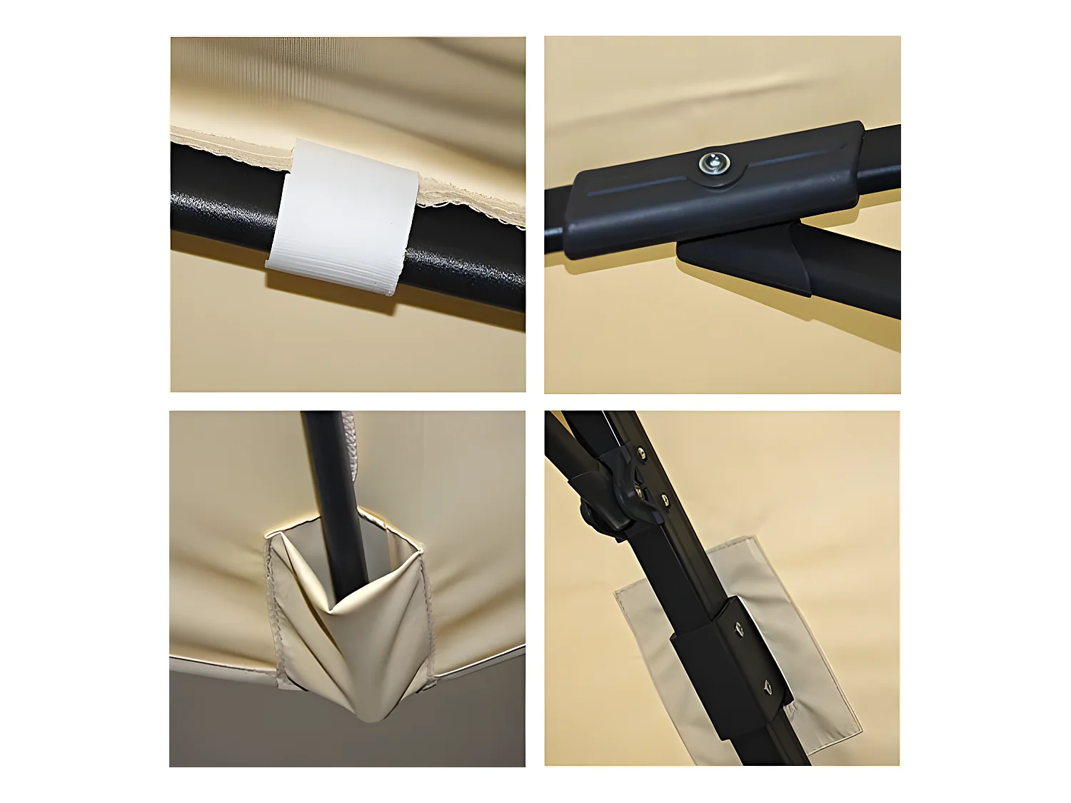 Parasol de restauration 3x3m 04_0003295