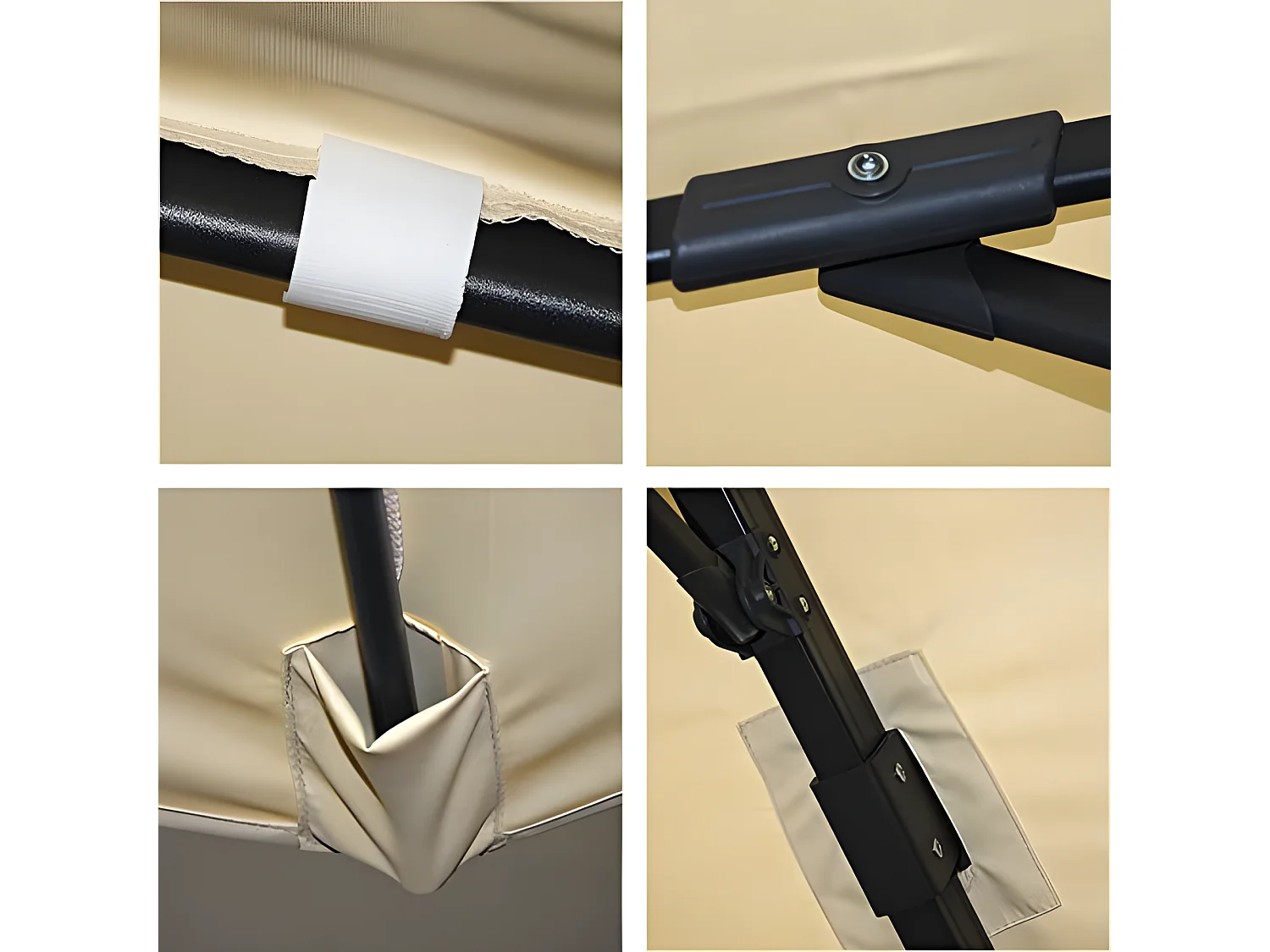 Parasol de restauration 3x3m 04_0003295