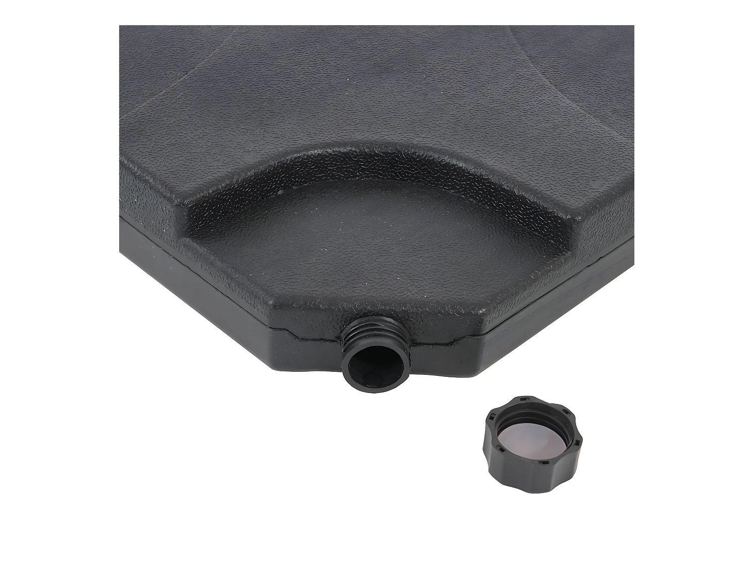 Parasol déporté protection solaire bleue 360 x 295 x 255 cm 04_0000940