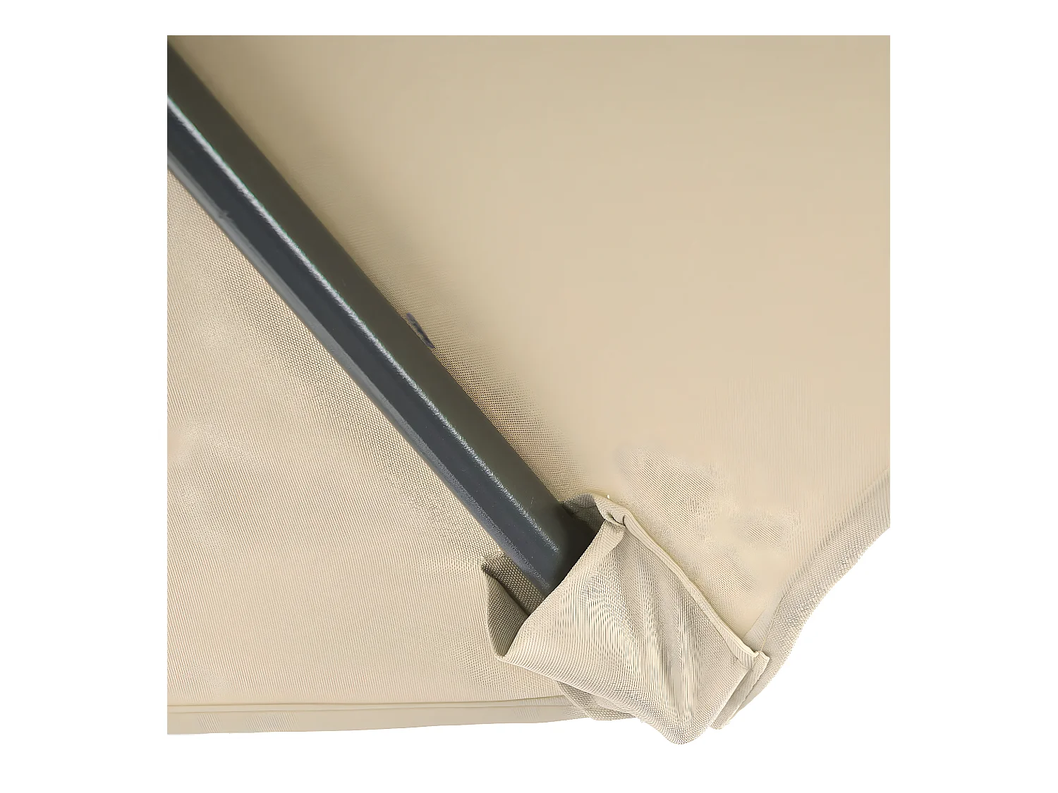 Parasol déporté protection solaire crème 360 x 295 x 255 cm 04_0000943