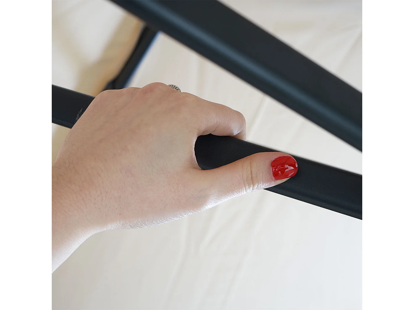 Parasol déporté protection solaire crème 360 x 295 x 255 cm 04_0000943