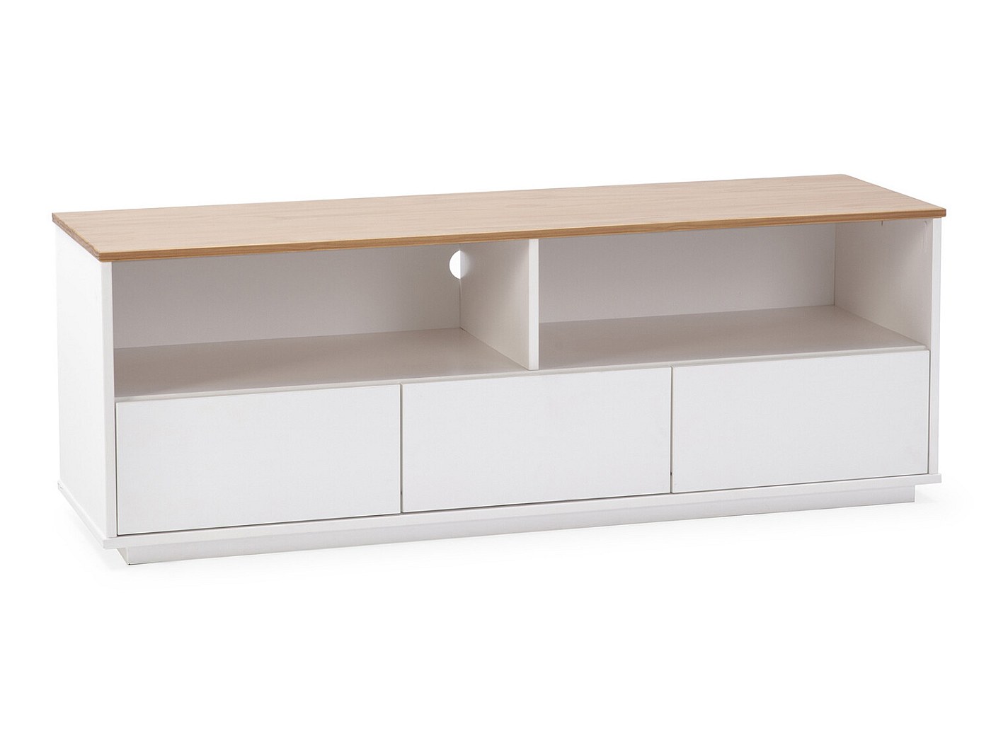 Mobile TV Nero E Oro Con Vetro - 170x45x50 Cm, Con Cassetti E Ante, Stile Elegante Per Salotto - Foto 4