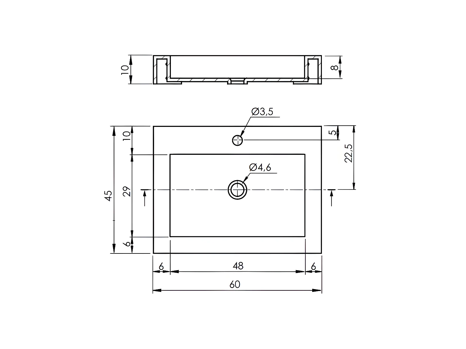 Waschbecken hängend - Solid Surface BRISTOL