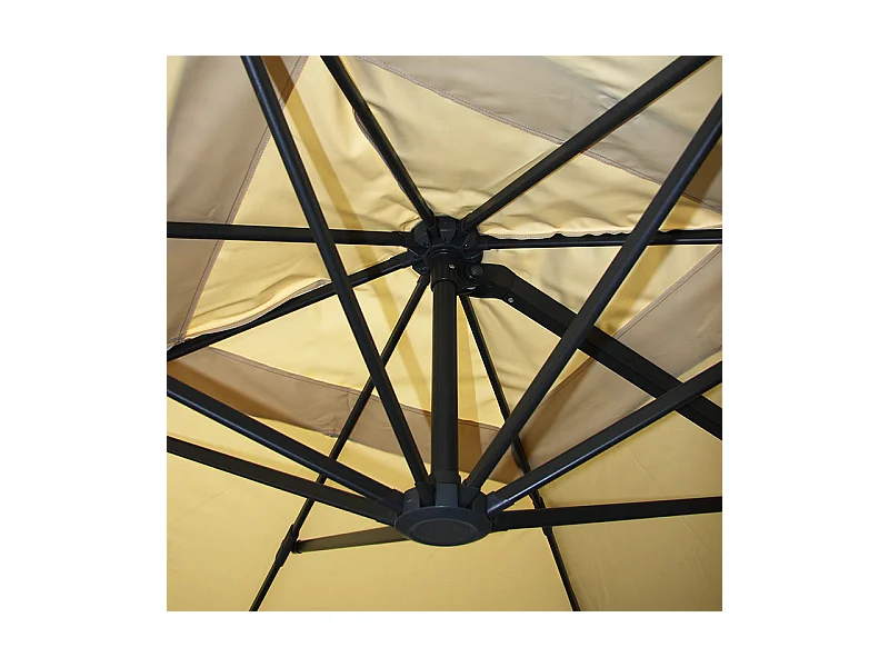 Parasol professionnel restaurant pour aluminium crème 04_0003994