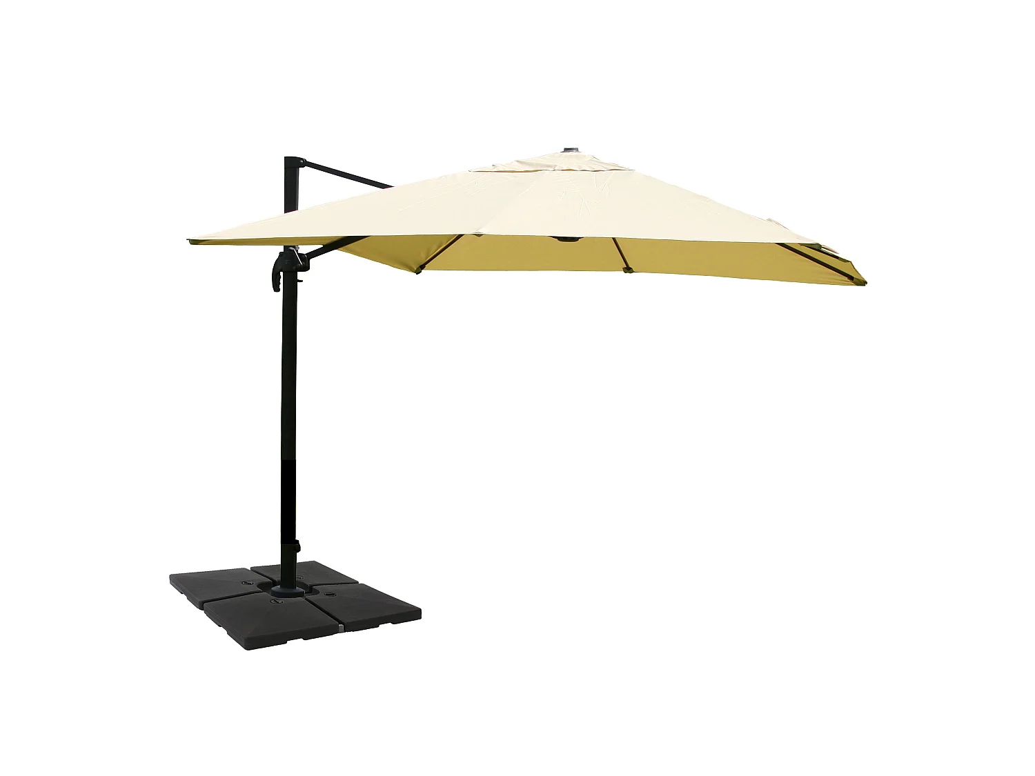 Parasol professionnel restaurant pour aluminium crème 04_0003477