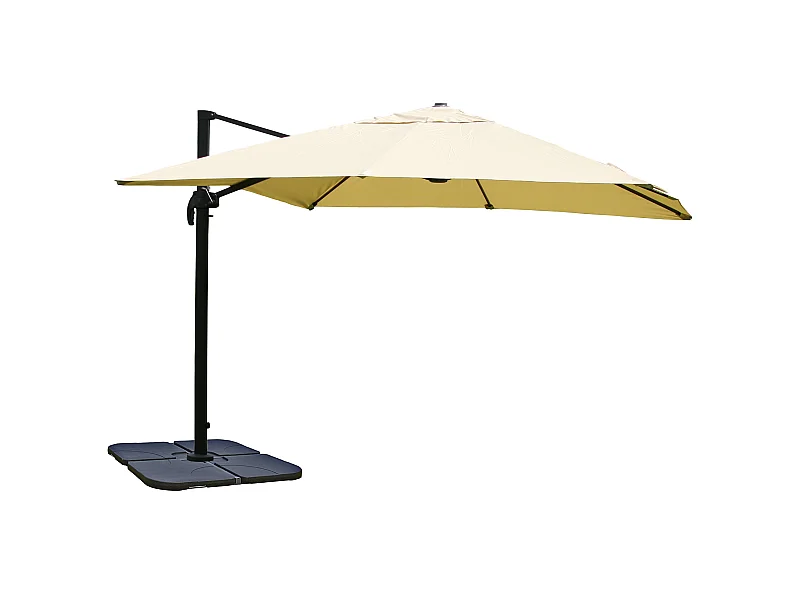 Parasol professionnel restaurant pour aluminium crème 04_0003990