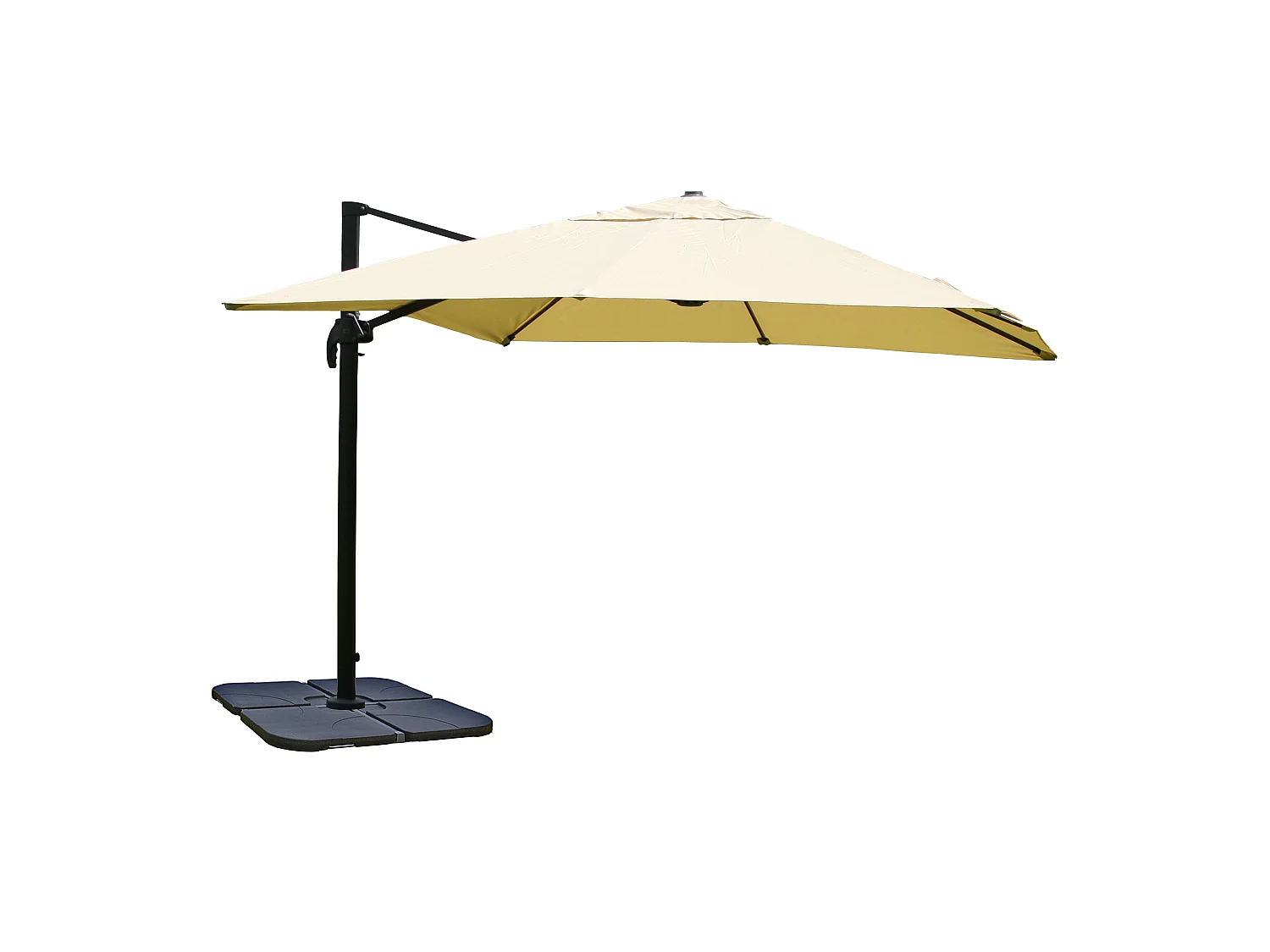 Parasol professionnel restaurant pour aluminium crème 04_0003990