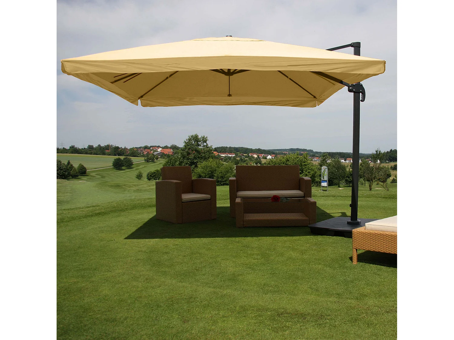 Parasol professionnel restaurant pour crème 04_0003987