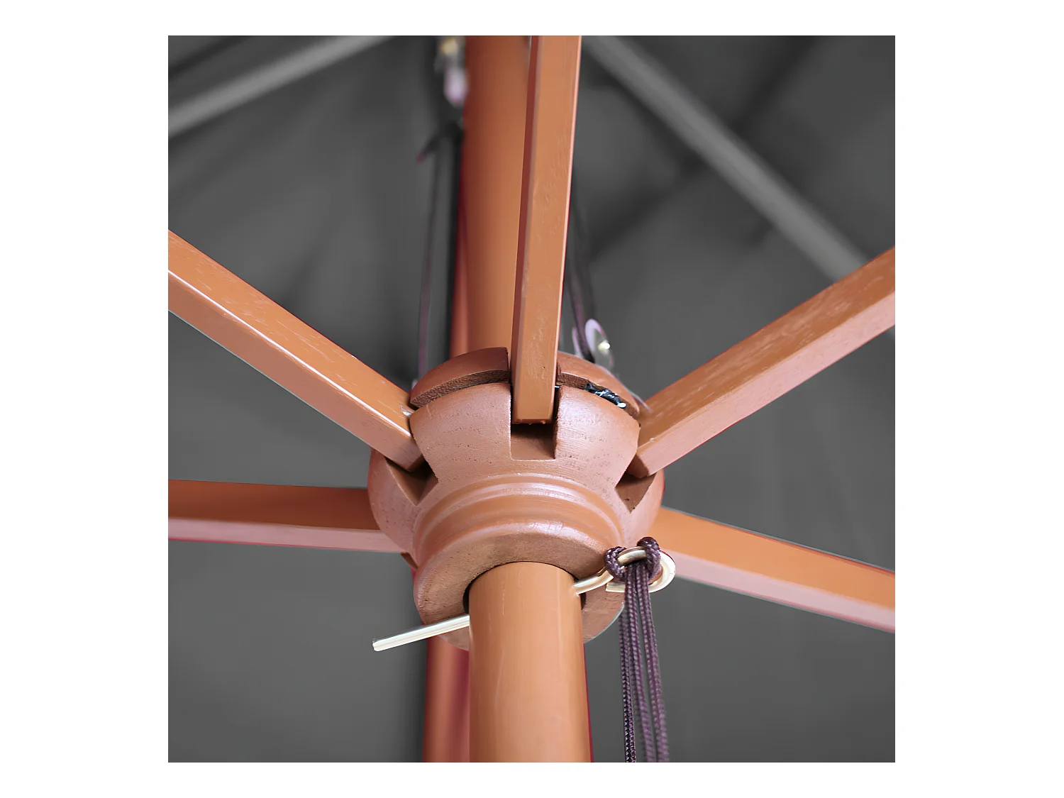 Parasol de jardin 2x3m bois marron 04_0003818