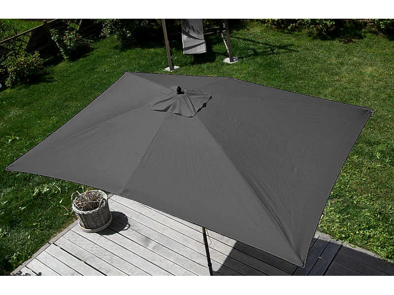 Parasol de jardin 2x3m bois marron 04_0003818