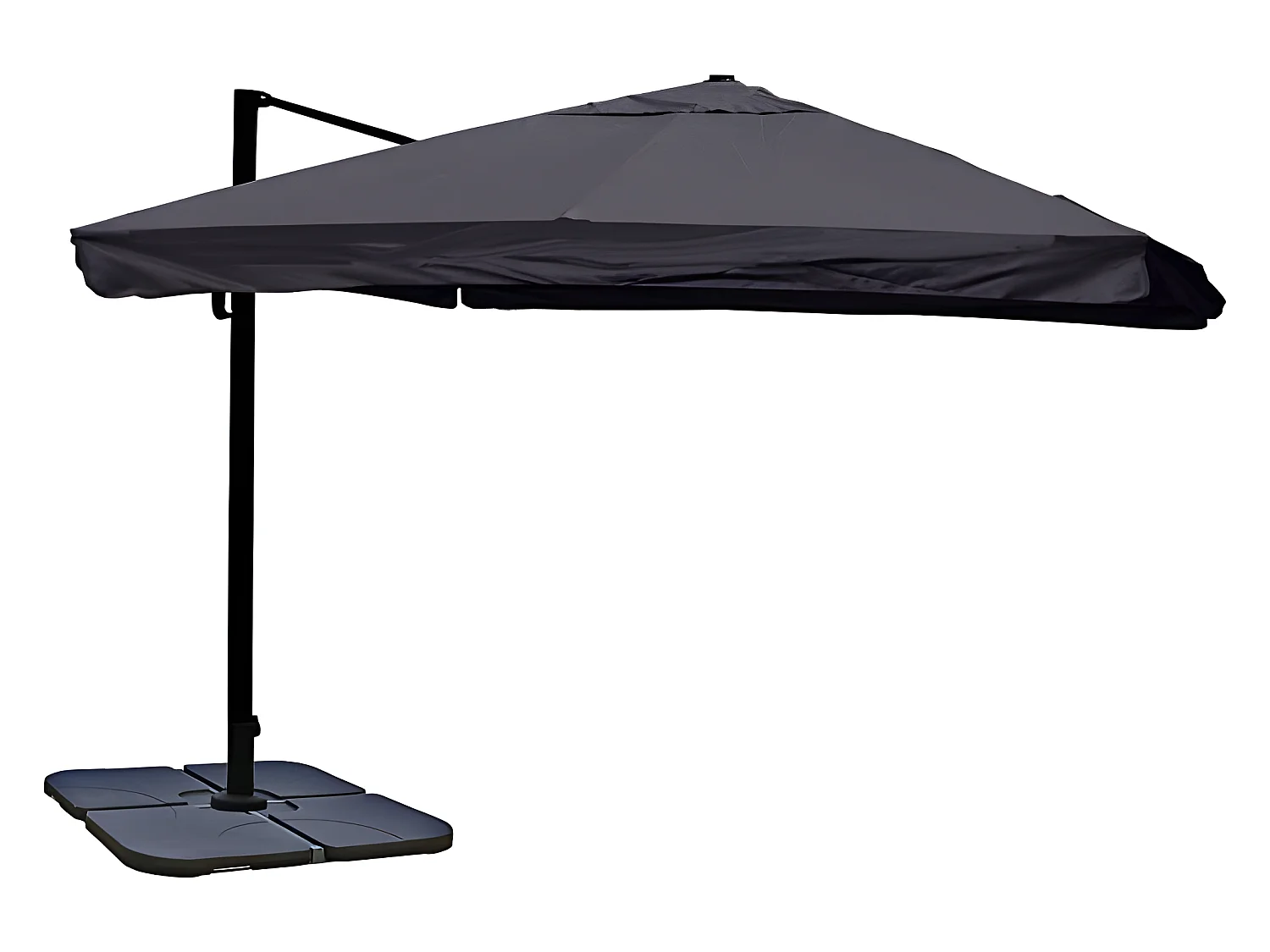 Parasol de restauration 3x3m aluminium 04_0003325