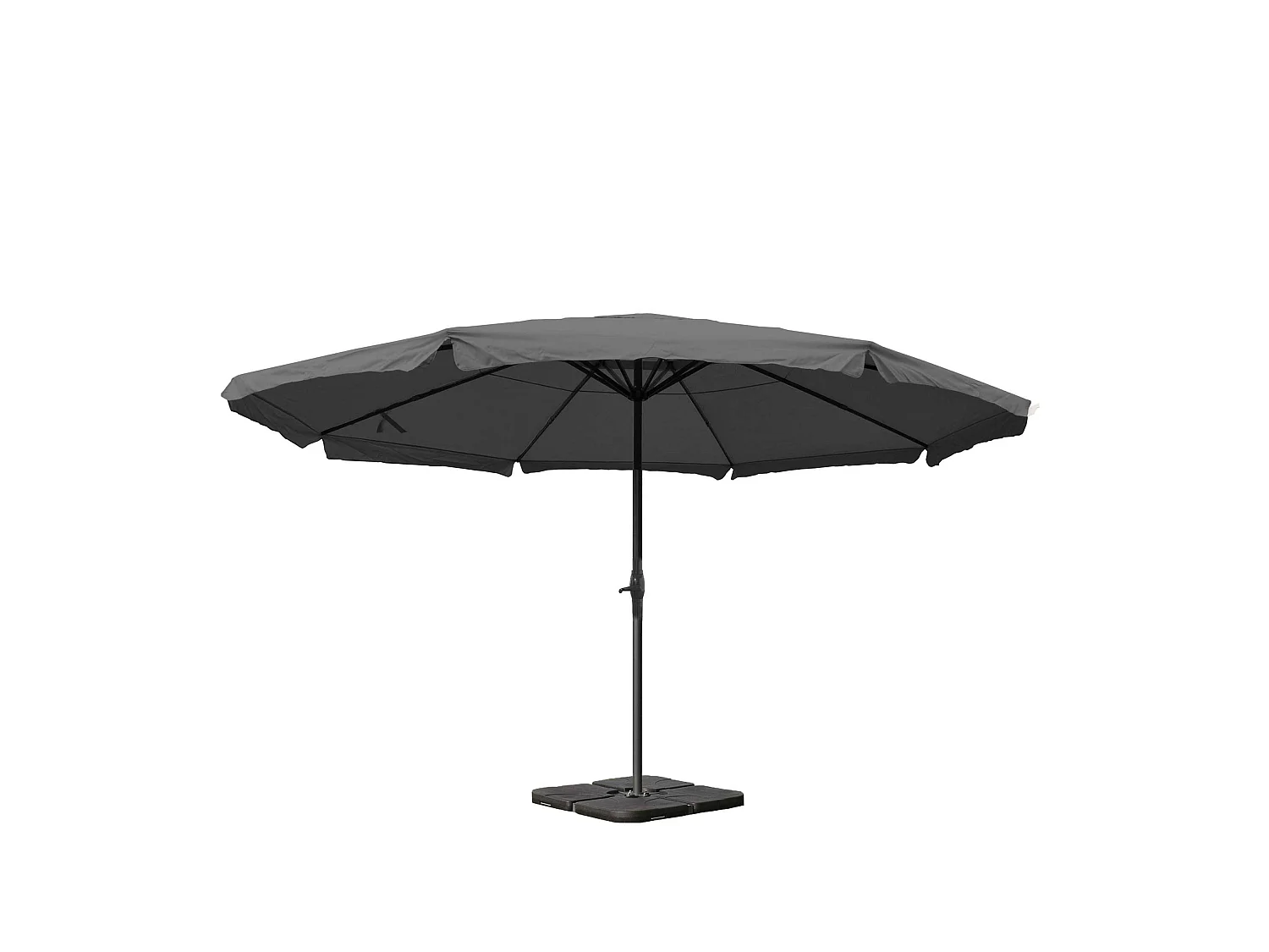 Parasol pour jardin terrasse 500 x 500 x 360 cm 04_0003866