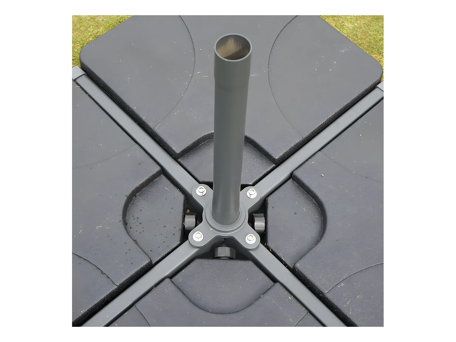 Parasol pour jardin terrasse 500 x 500 x 360 cm 04_0003866