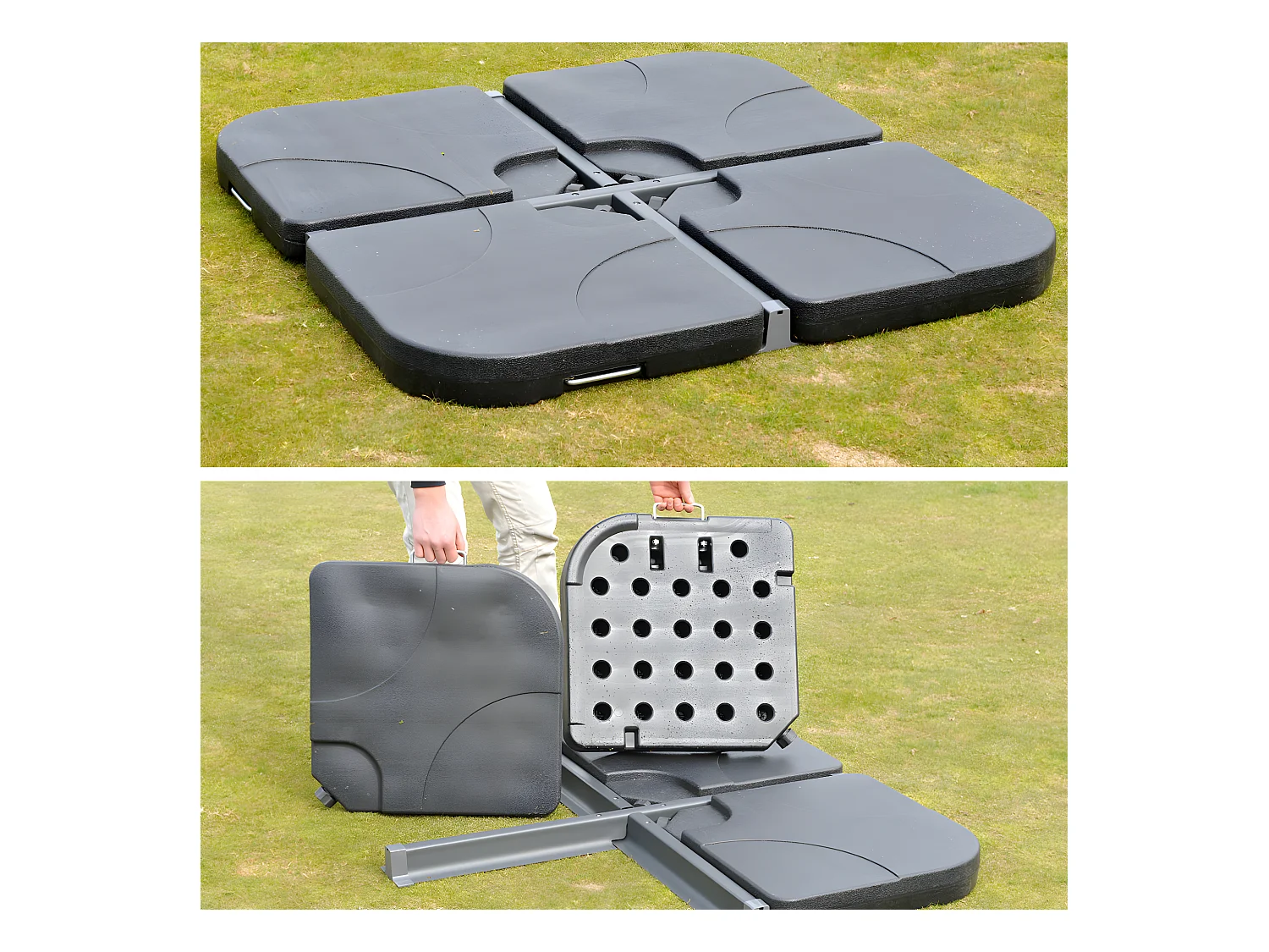 Parasol pour jardin terrasse 500 x 500 x 360 cm 04_0003866