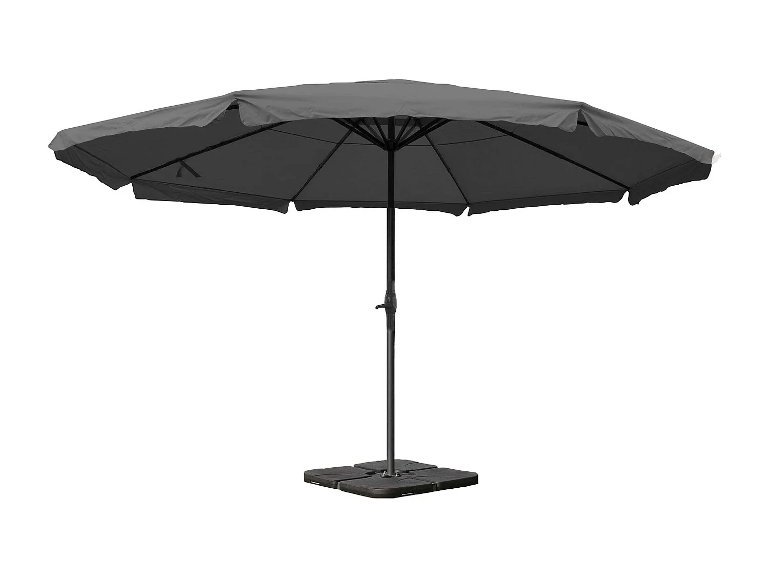 Parasol pour jardin terrasse 500 x 500 x 360 cm 04_0003866