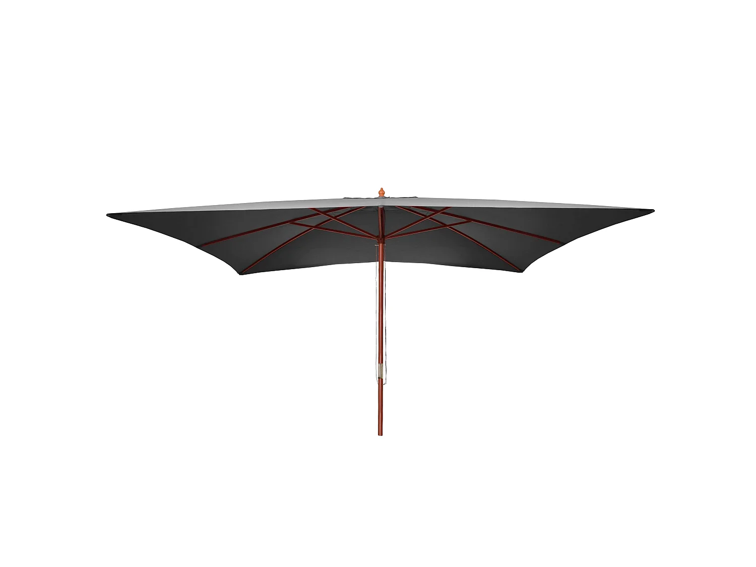 Parasol de jardin 3x4m bois marron 400 x 300 x 295 cm 04_0003826