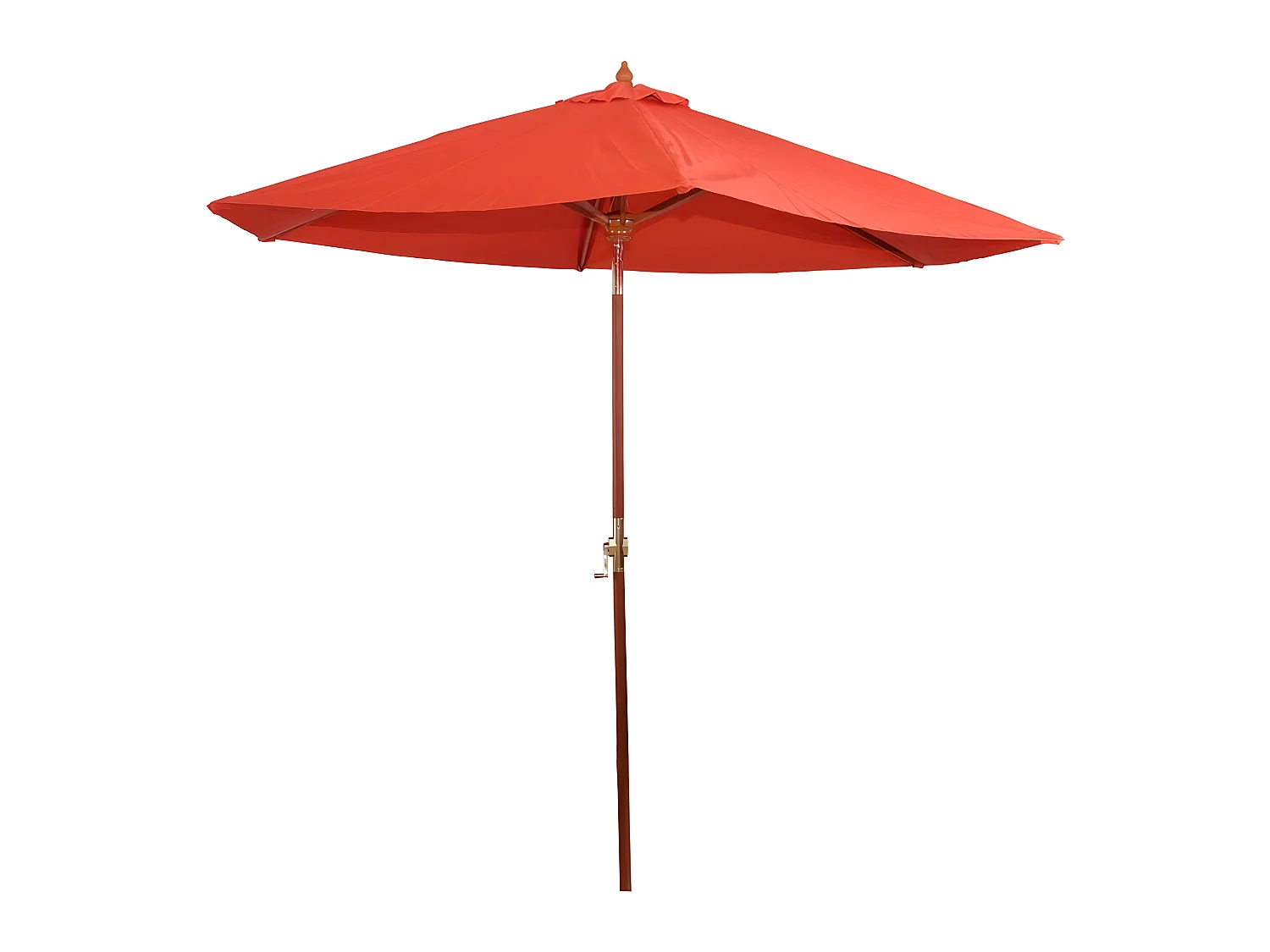 Parasol en bois de bois marron 04_0003807