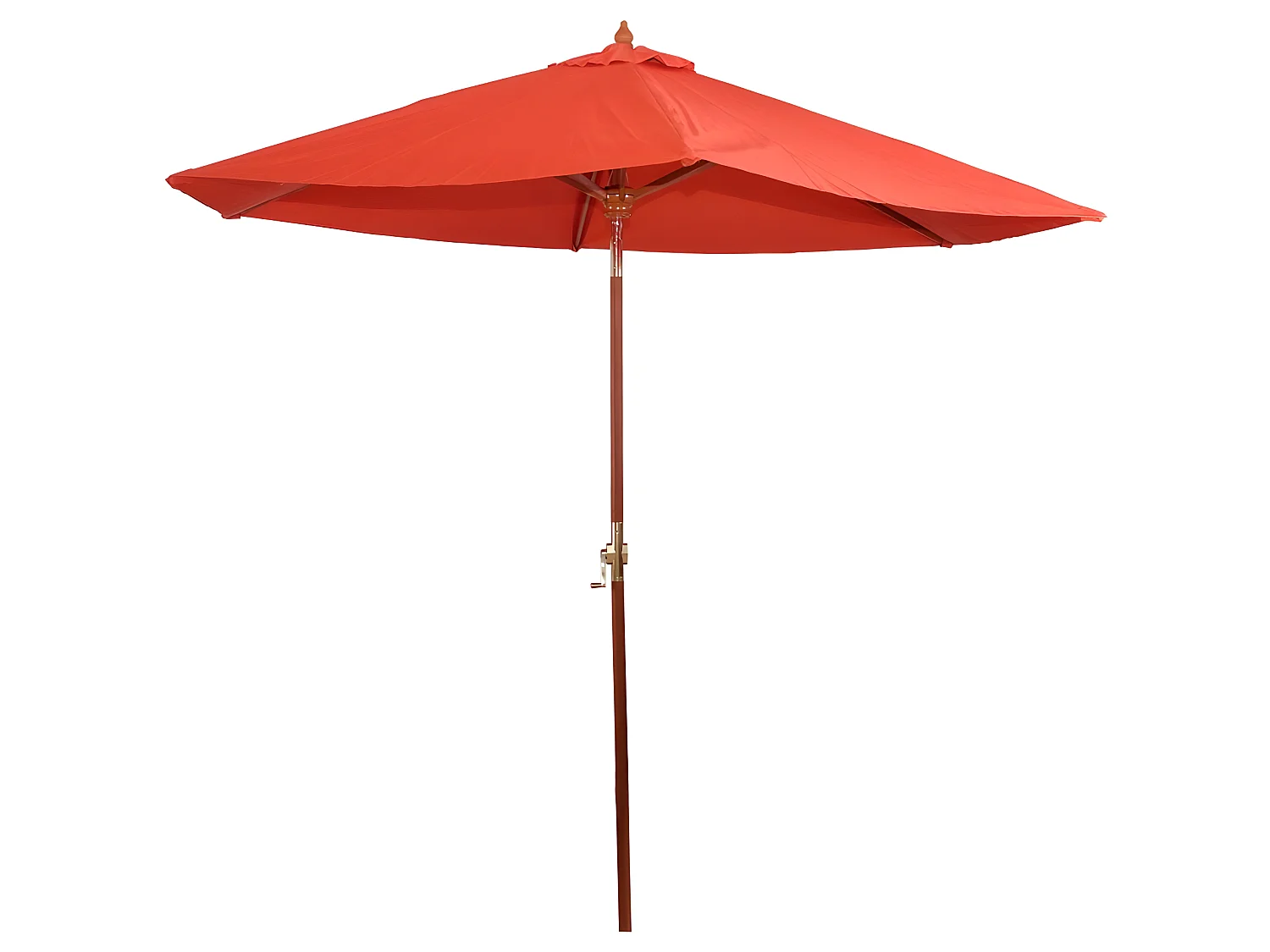 Parasol en bois de bois marron 04_0003807