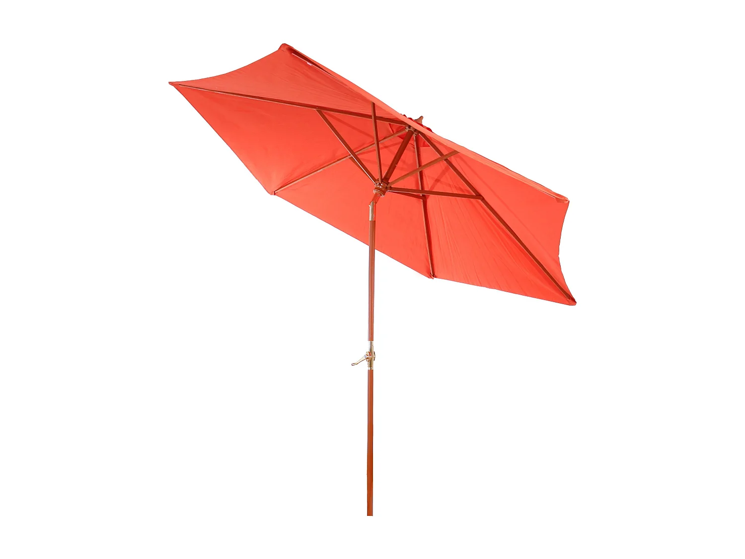 Parasol en bois de bois marron 04_0003807