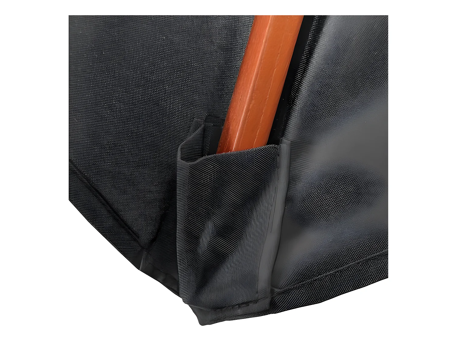 Parasol de jardin Ø bois marron 350 x 350 x 262 cm 04_0003821