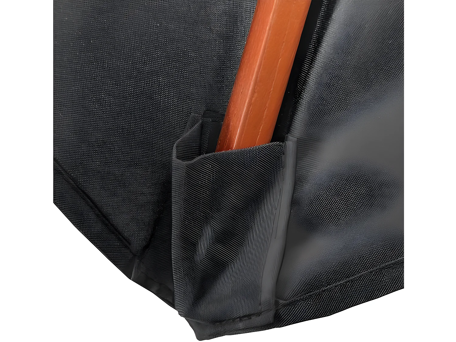 Parasol de jardin Ø bois marron 350 x 350 x 262 cm 04_0003821