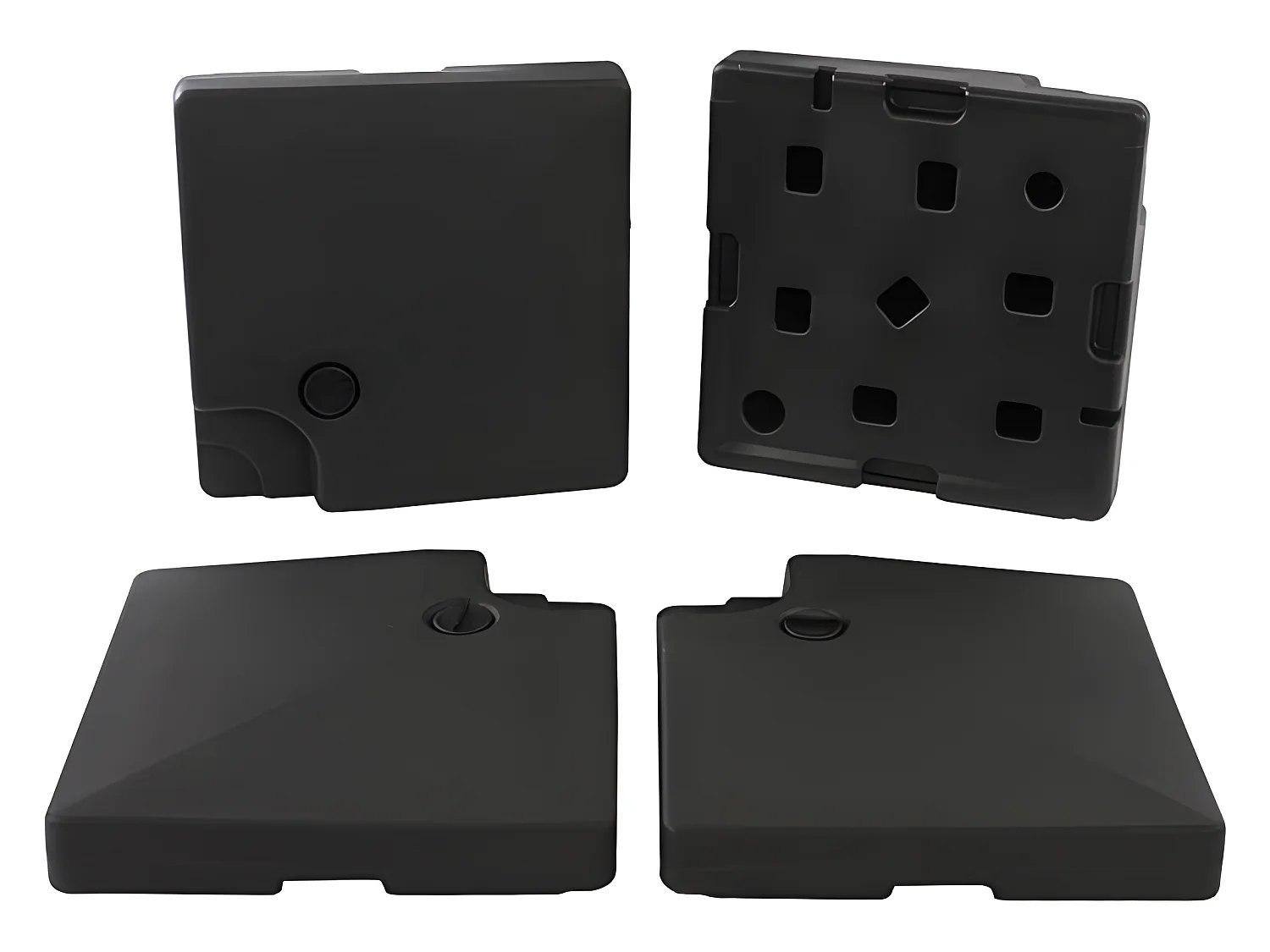 Parasol de restauration 3x4m aluminium bordeaux 04_0003536