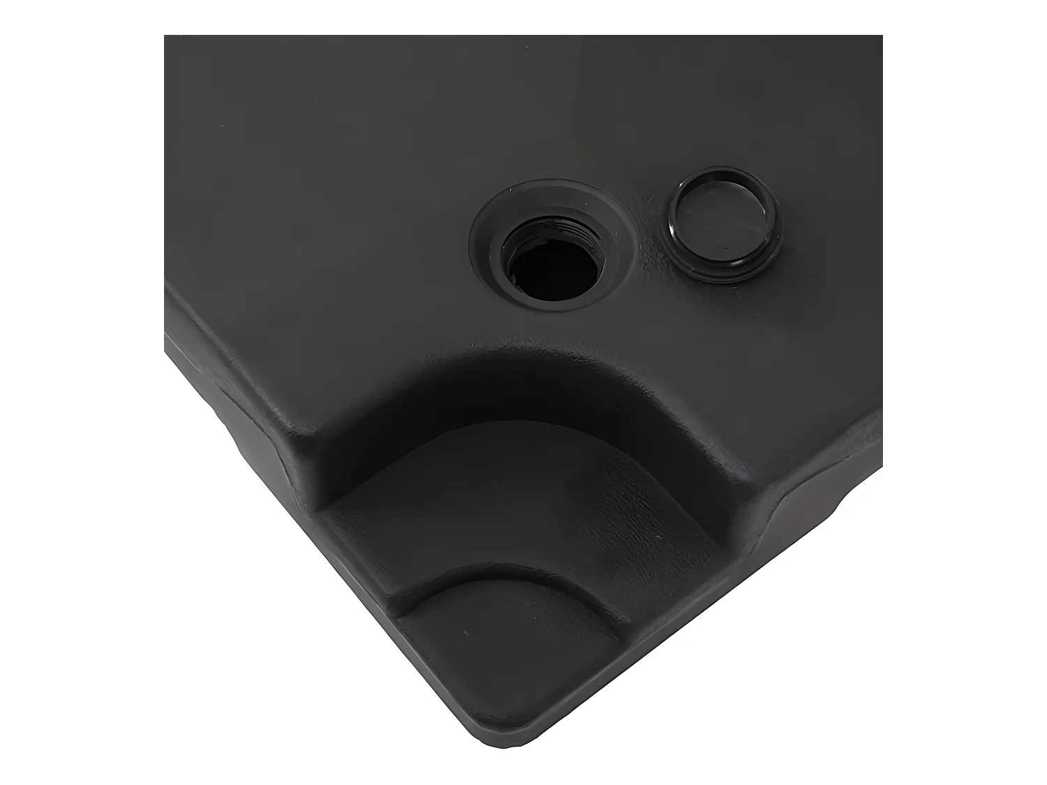 Parasol de restauration 3x4m aluminium bordeaux 04_0003536